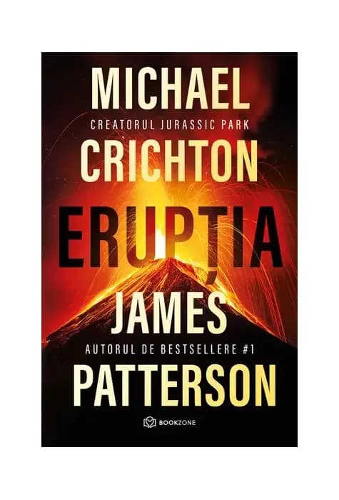 Coperta cărții Erupția de Michael Crichton