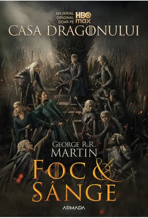 Coperta cărții Foc și sânge (Ediție tie-in) de George R.R. Martin