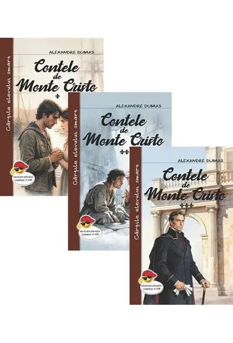 Coperta cărții Contele de Monte Cristo (3 volume) de Alexandre Dumas