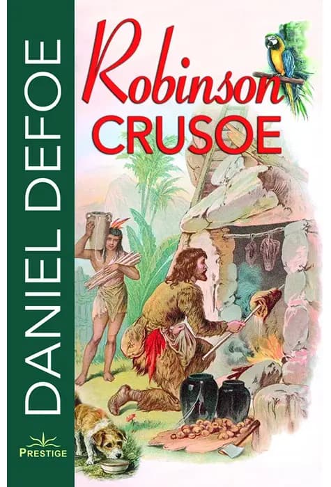 Coperta cărții Robinson Crusoe de Daniel Defoe